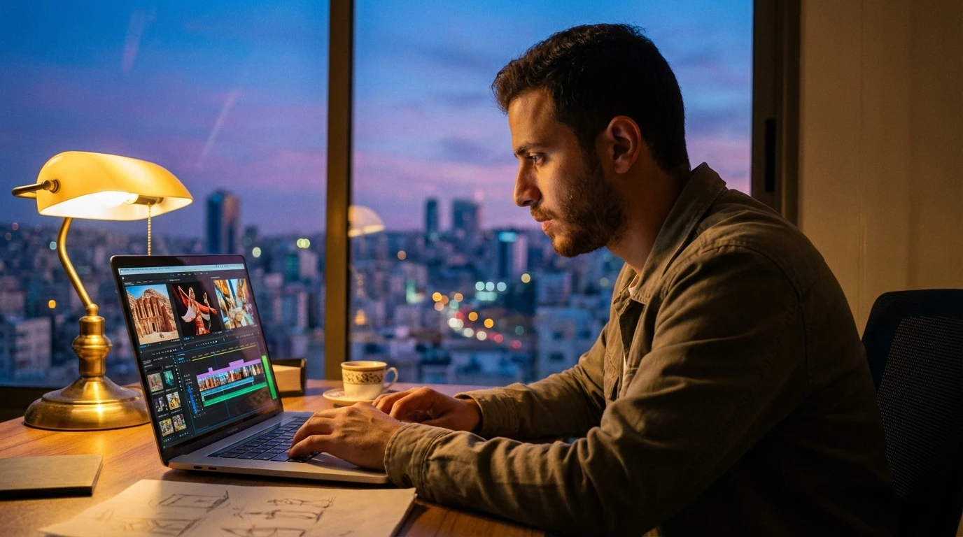 فريق BOOM MEDIA يعمل على خطة نجاح المحتوى المحلي الأردني