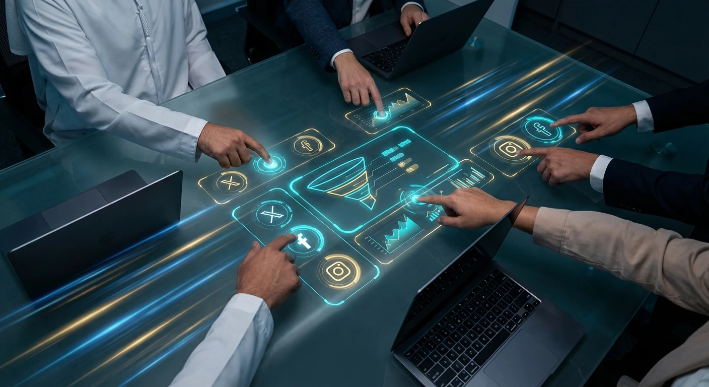 رسم بياني يوضح استراتيجية مضاعفة المبيعات الرقمية