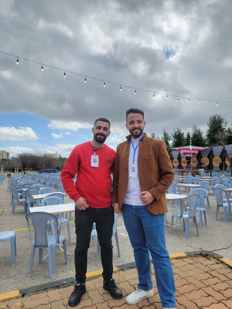 السيد بكر ابو طوق مع رئيس مبادرة رسالة وطن
