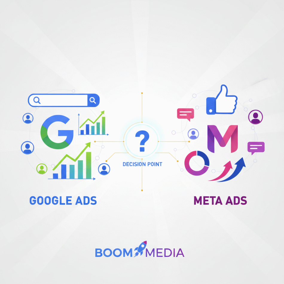 اكتشف الحقيقة: إعلانات Google مقابل الإعلانات الوصفية لأفضل الوسائط لديك | Discover the Truth: Google Ads vs. Meta Ads for Your Best Media