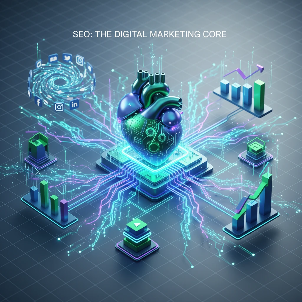 كيف أصبح تحسين محركات البحث (SEO) القلب النابض الجديد والمذهل لتسويقك. | How SEO is the Mind-blowing New Heart of your Marketing.