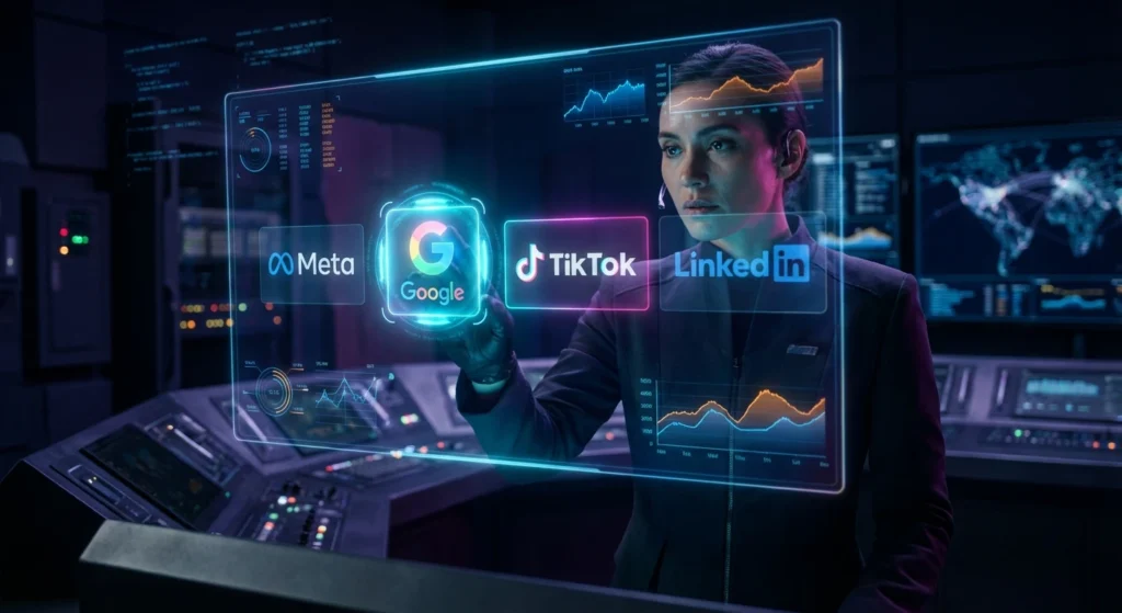 صورة توضيحية لعنوان مقال حول كيفية اختيار المنصة الإعلانية المناسبة لمنتجك. تساعد هذه الإرشادات في اتخاذ القرار الصحيح.