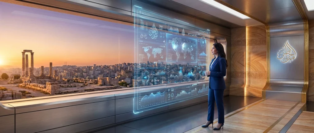 صورة نصية تعرض سؤالًا حول مستقبل التسويق في الأردن والخليج 2026، متوقعةً أبرز التغيرات والابتكارات.