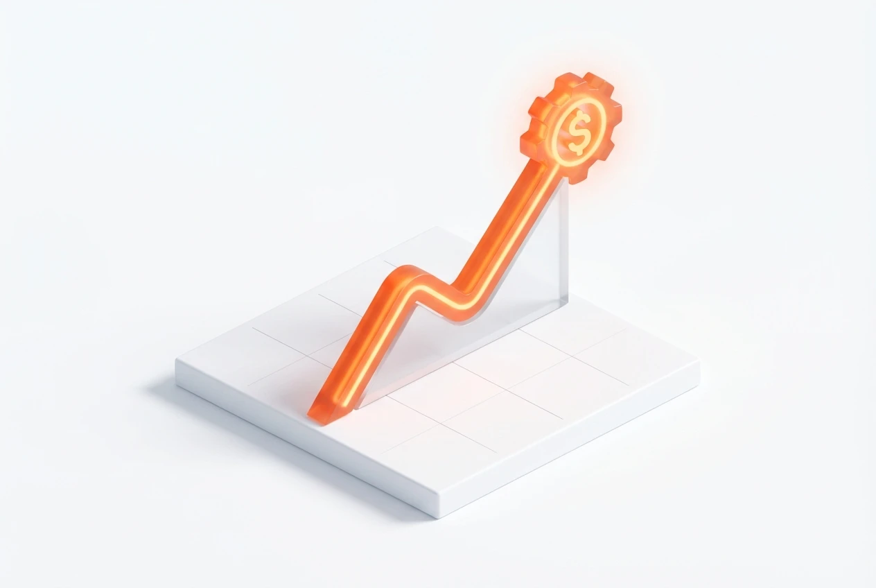 Illustration showing how BOOM MEDIA’s ERP system connects the company’s various departments