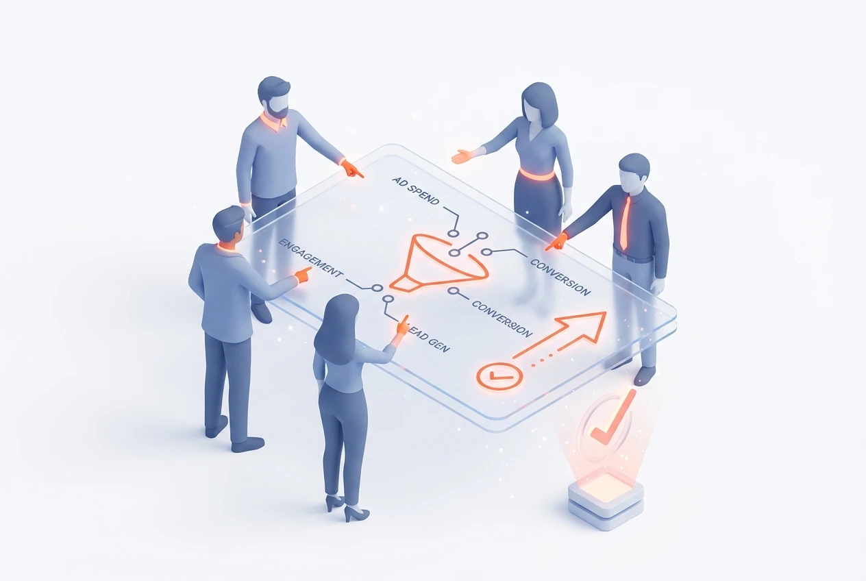 The Boom Media team analyzes data from successful paid advertising campaigns to achieve the best return on investment