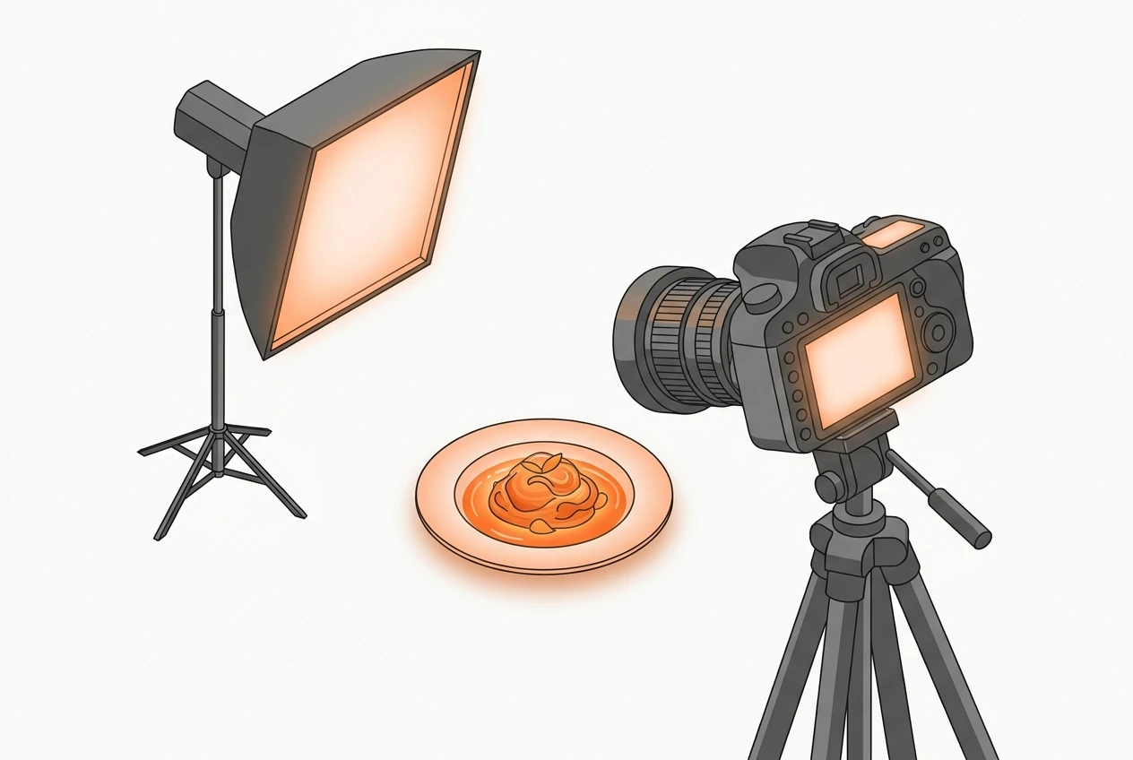 The Boom Media team conducting a professional product photoshoot
